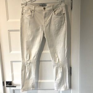 Cropped Jean Leggings